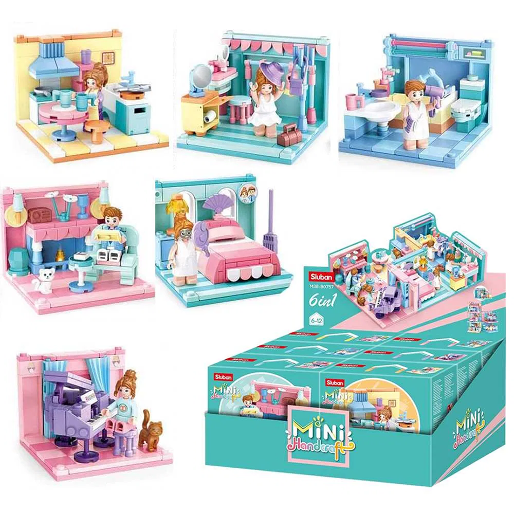 Mini-Handicraft Home Building Brick Kit