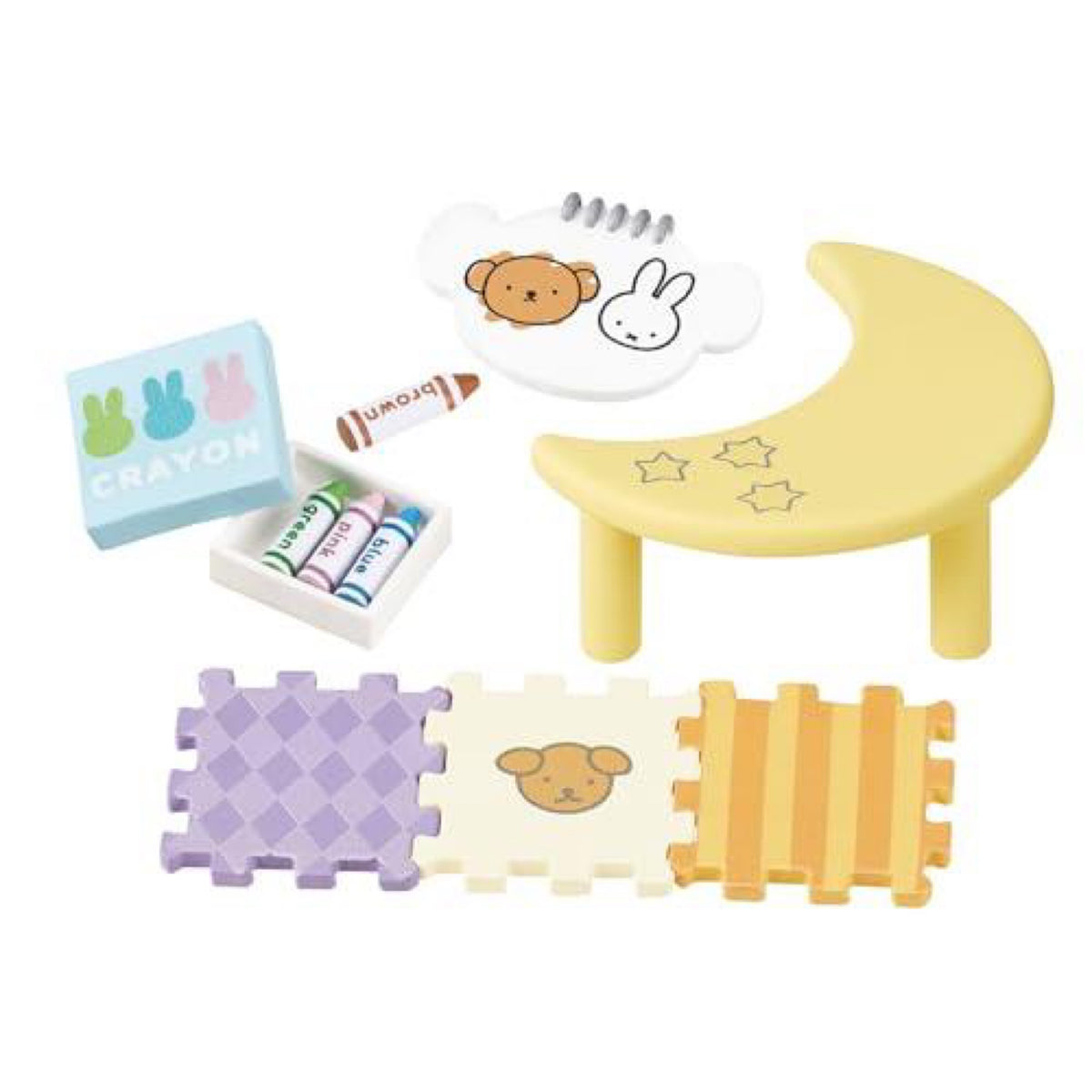 Re-Ment Miffy Room Blind Box Miniature Figure – 1 Random Variation (1 of 8 Styles)