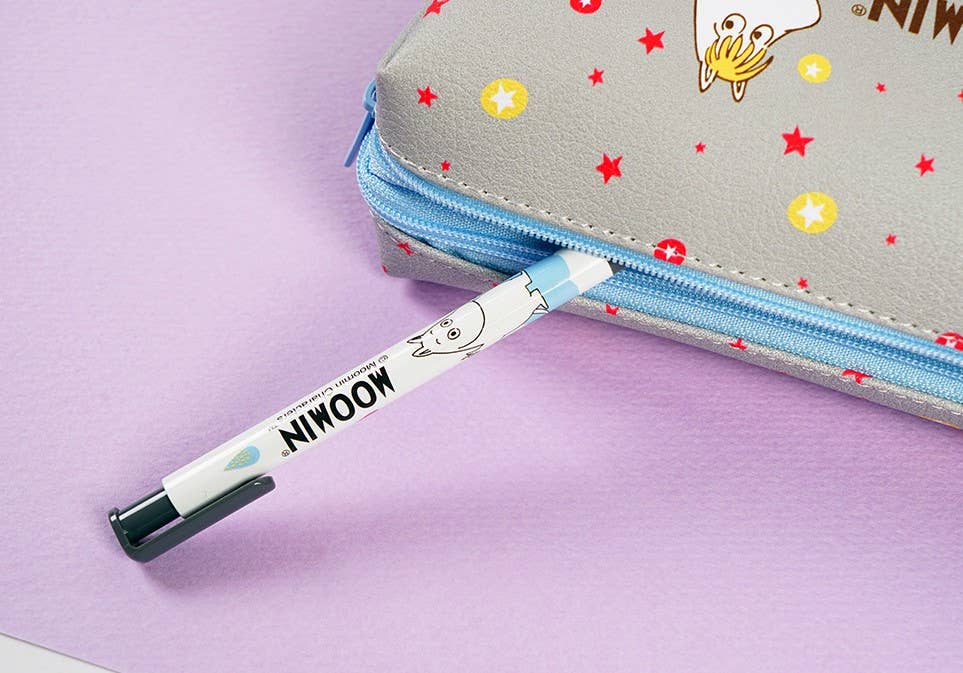 Moomin Slim Black Ball point Pen Pencil 30pcs Pack: Black