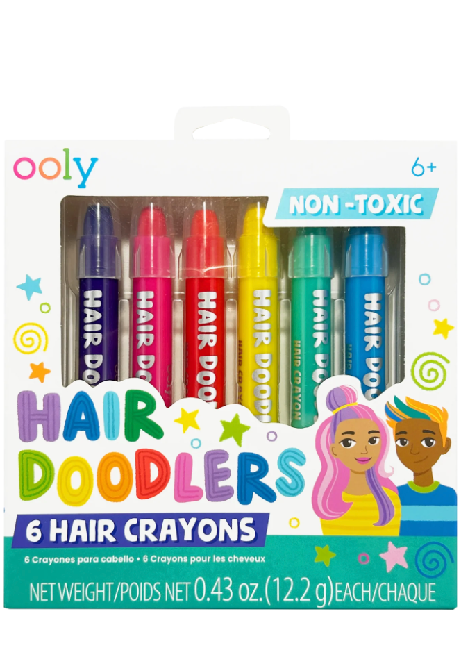 Hair Doodlers Hair Crayons - Set of 6