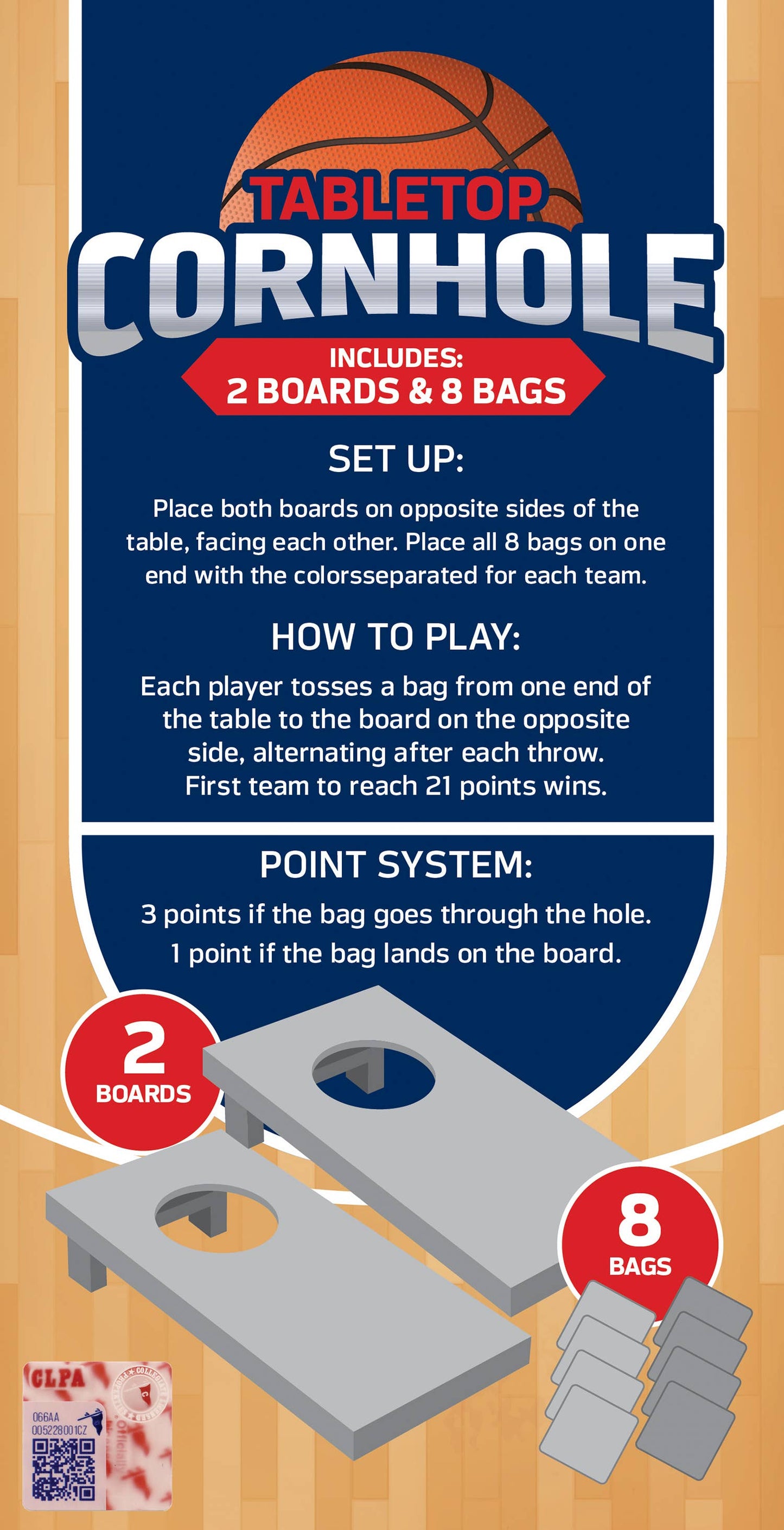 Indiana Hoosiers - NCAA Tabletop Cornhole