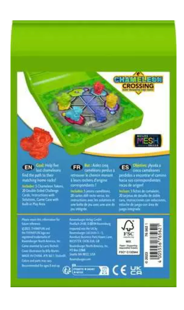 Flip N' Play Travel Game - Chameleon Crossing
