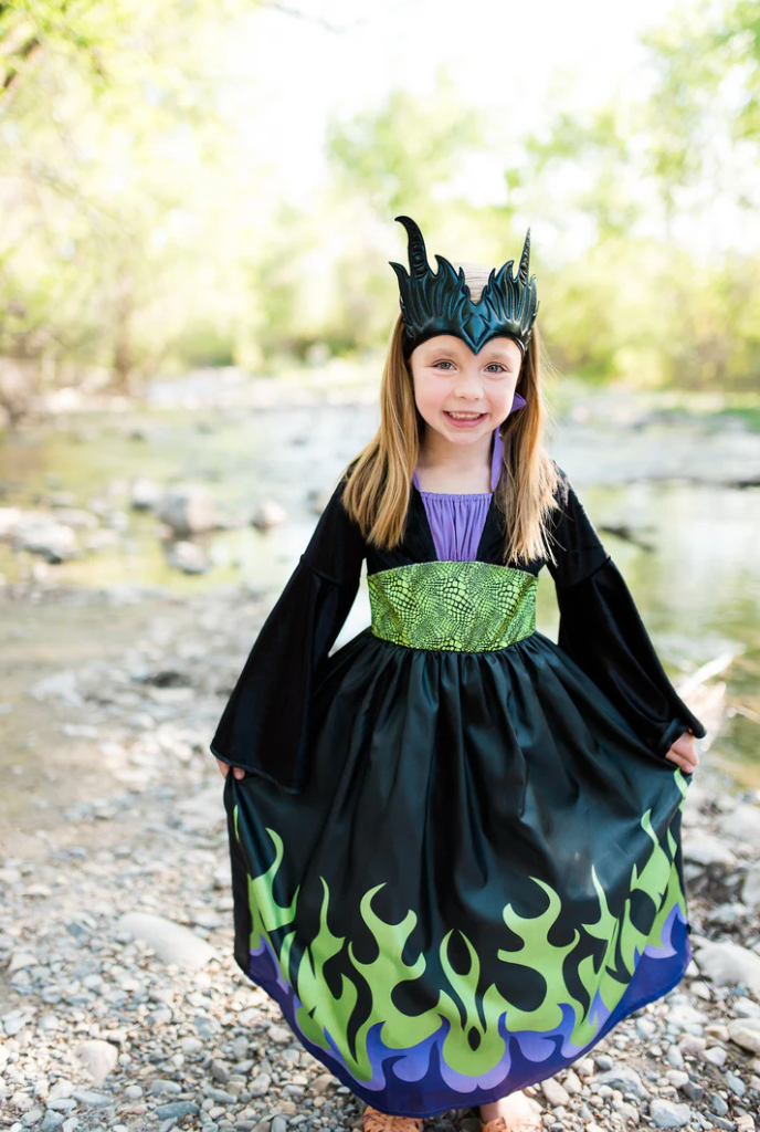 Dragon Queen Costume with Soft Crown