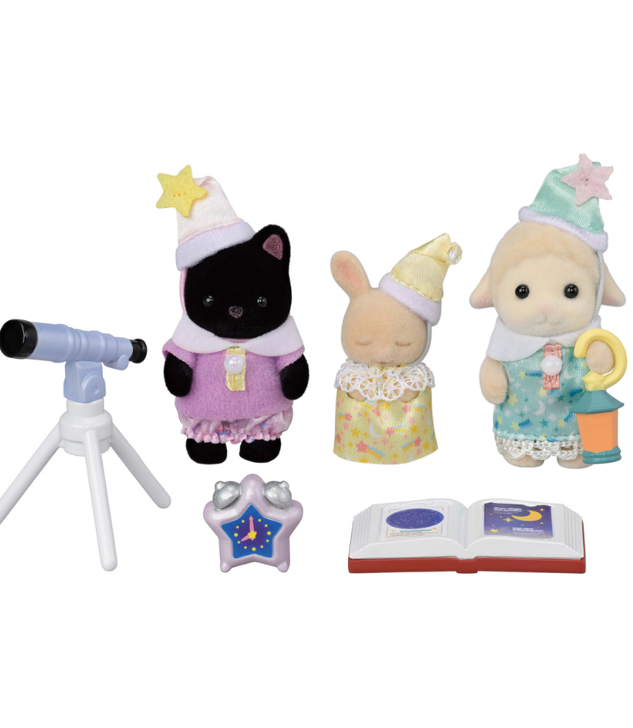 Calico Critters Nursery Friends - Sleepover Party Trio