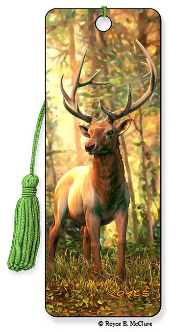 3D Royce bookmark - Elk