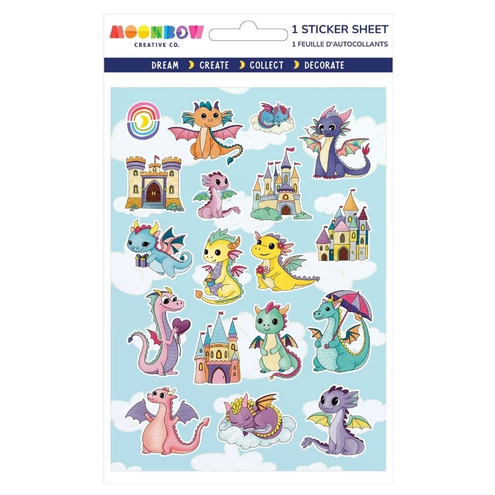 Dragon Tales Hologram Sticker Sheet
