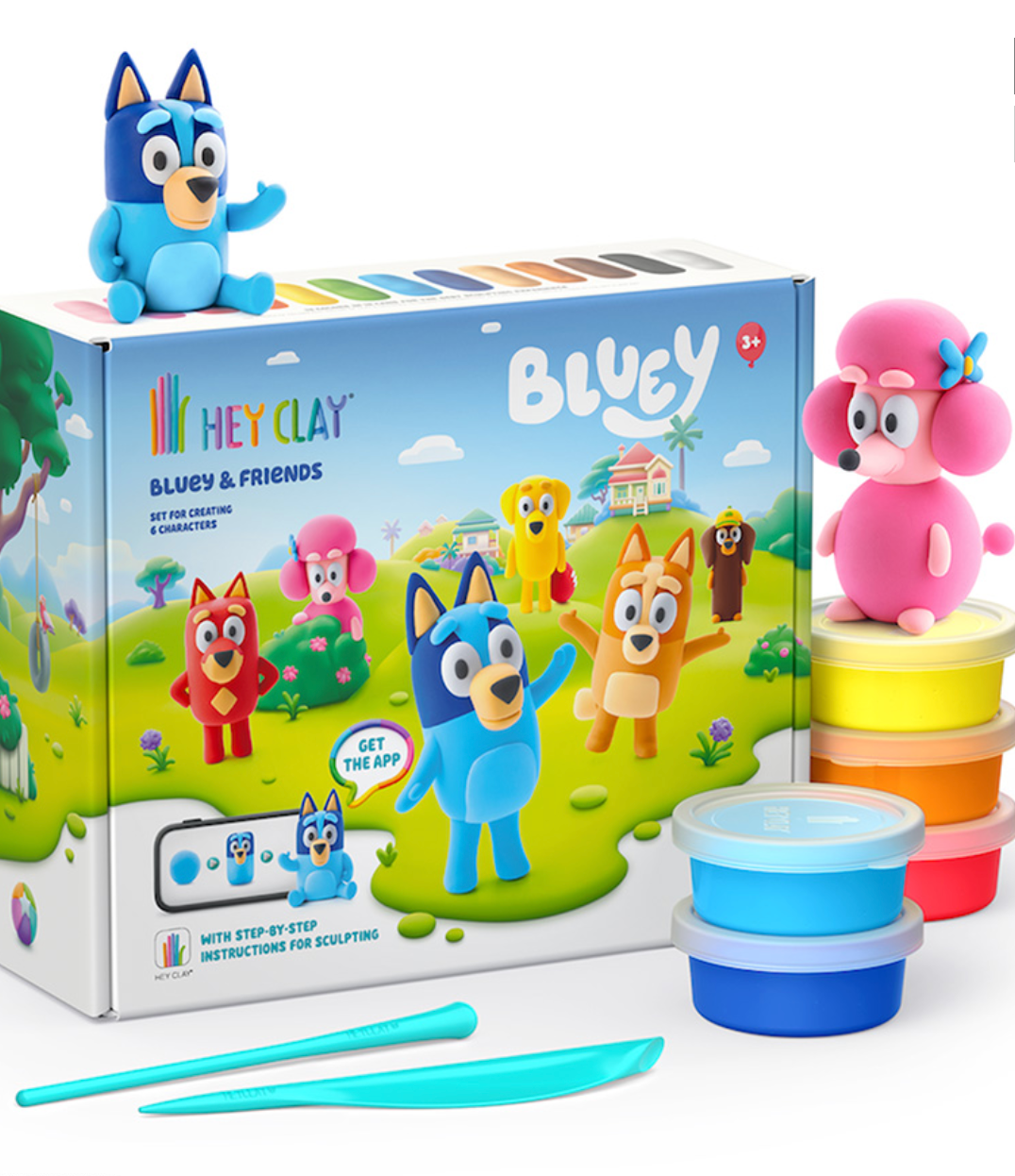 Hey Clay Bluey and Friends
