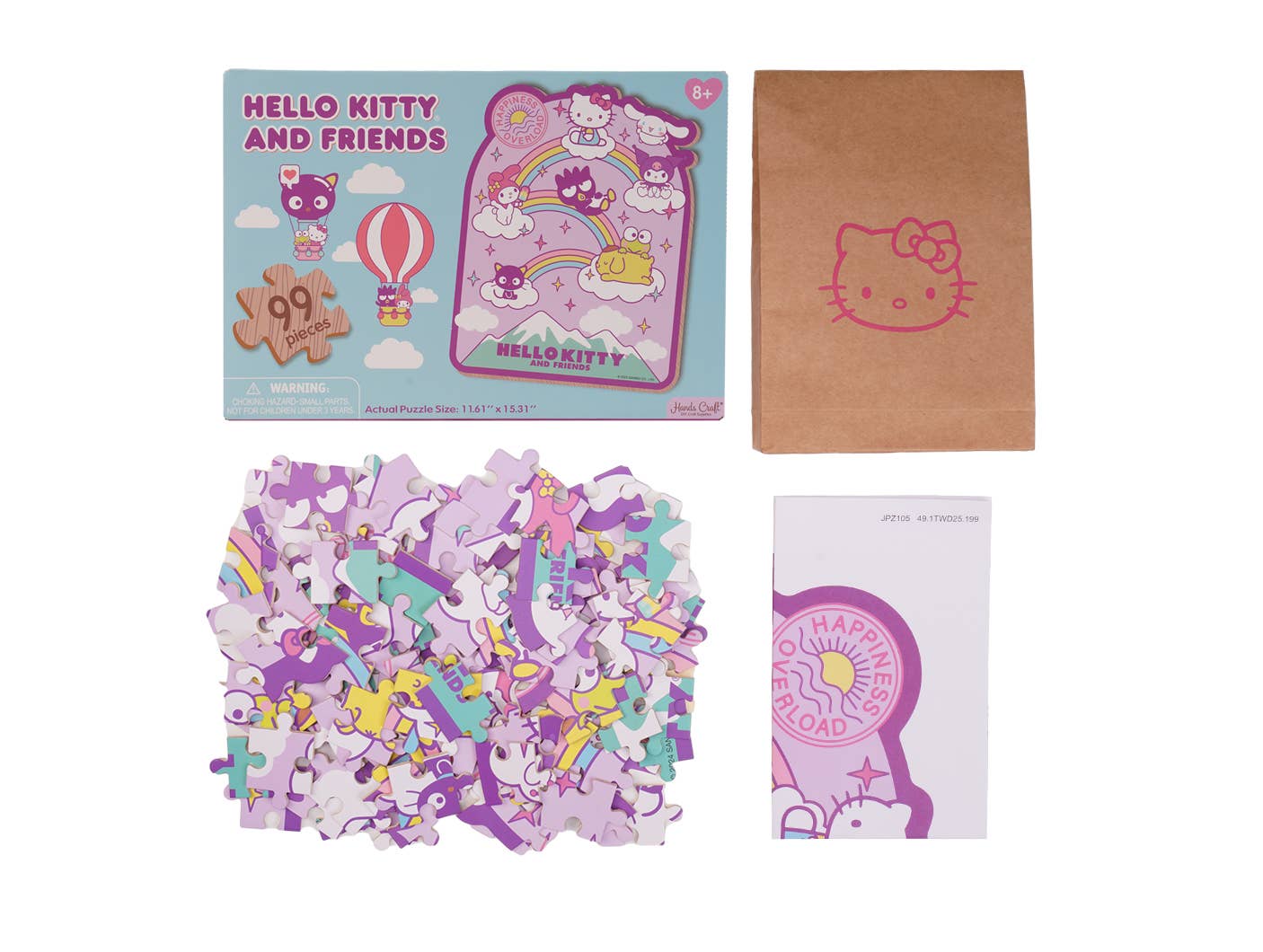 Hello Kitty Wooden Jigsaw Puzzle: Seize the moment