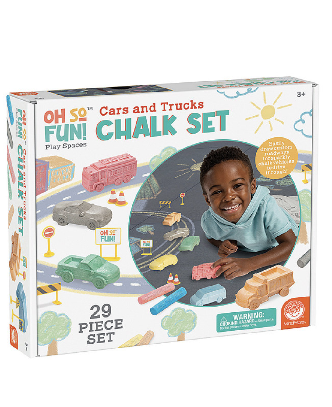Cars and Trucks Chalk Set