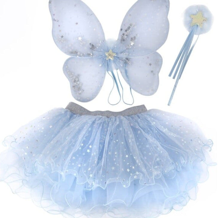 Great Pretenders Iridescent Celestial Fairy Wings Set
Tutu, & Wand Set,