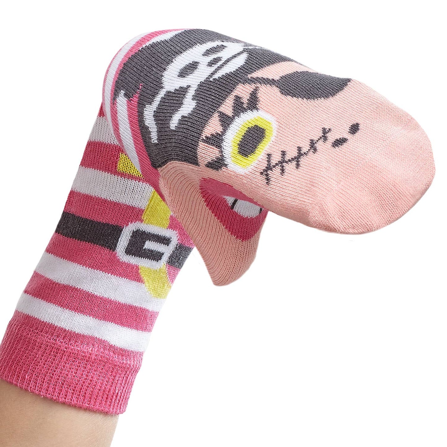 Walkytalkies - Pirate girl Sock Puppet (Size 2-3 years)