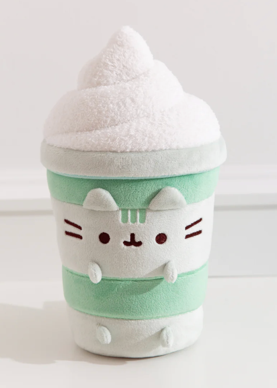 Pusheen Matcha Latte Sip Plush, 9.5 in