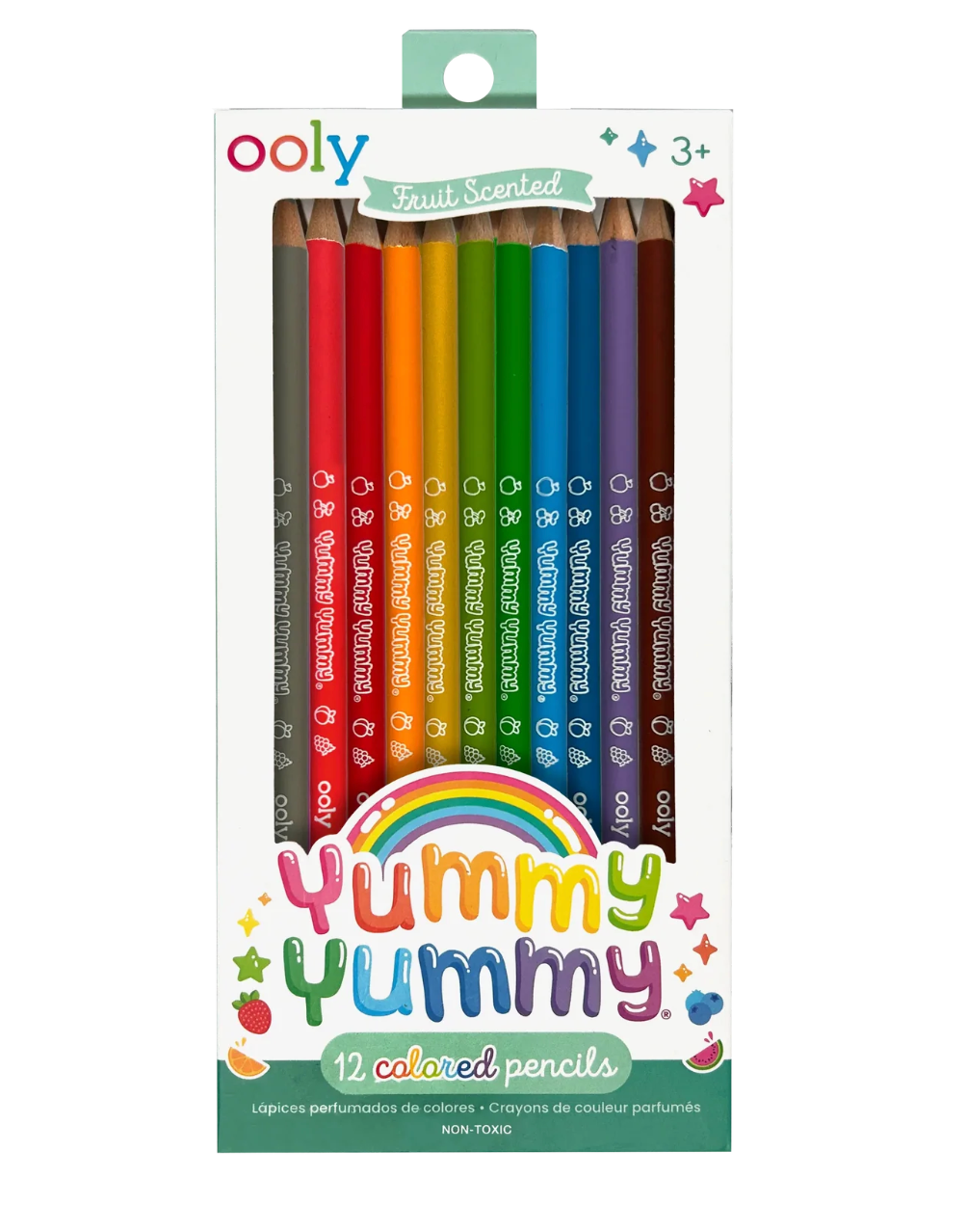 Yummy Yummy Fruit Scented Colored Pencils - Set of 12