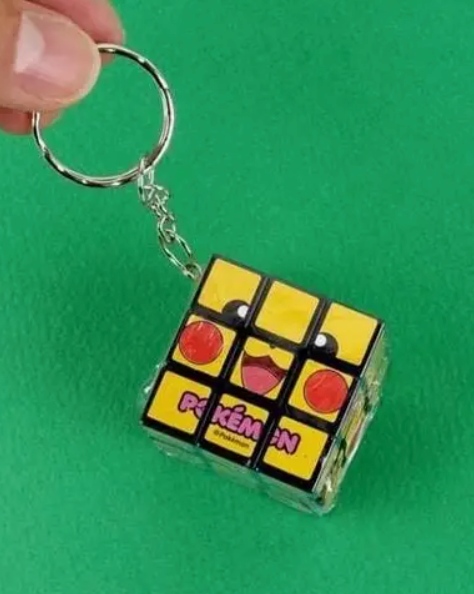 Pokemon Characters Mini Cube Key Ring Random Box