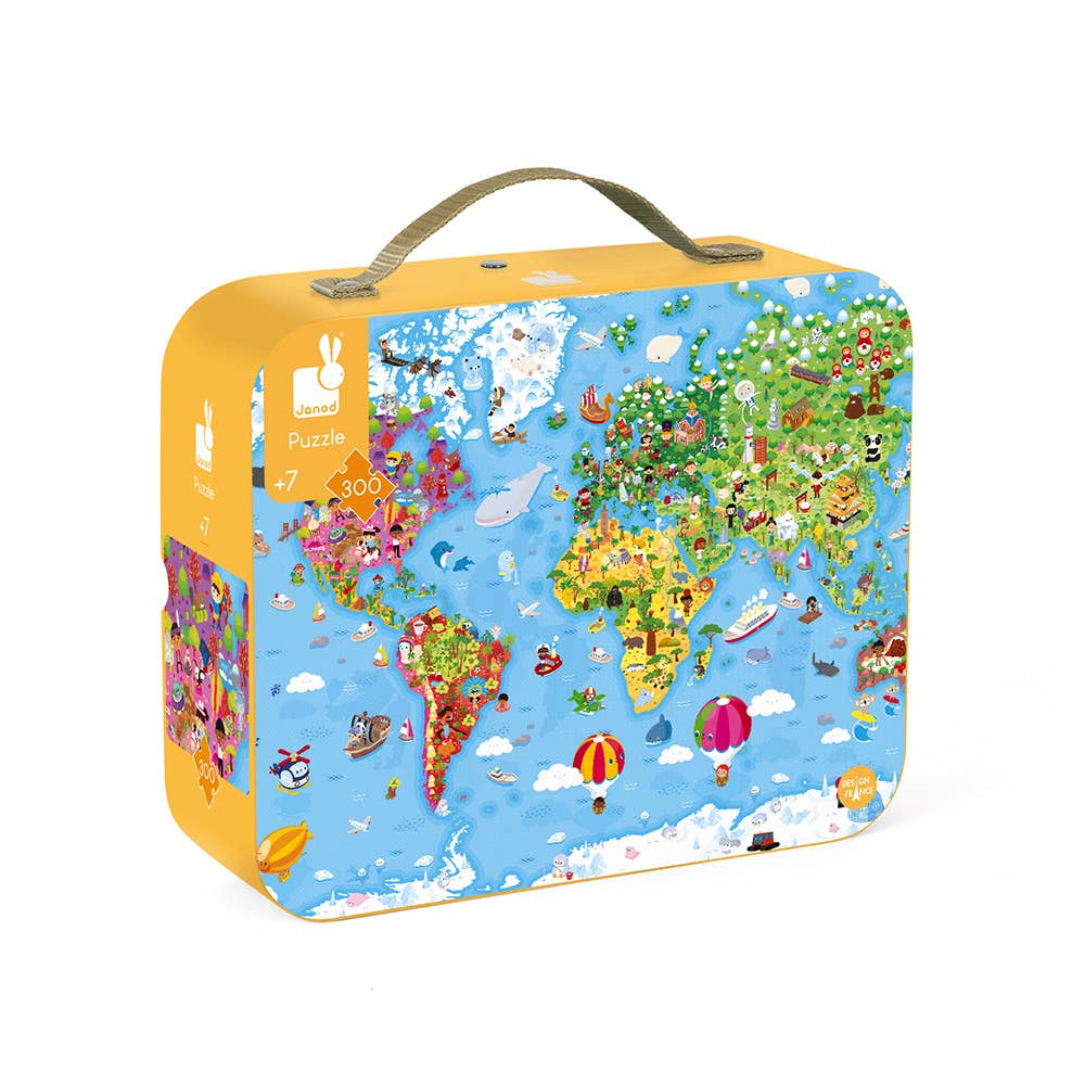 Puzzle - Giant World Map - 300 Pcs