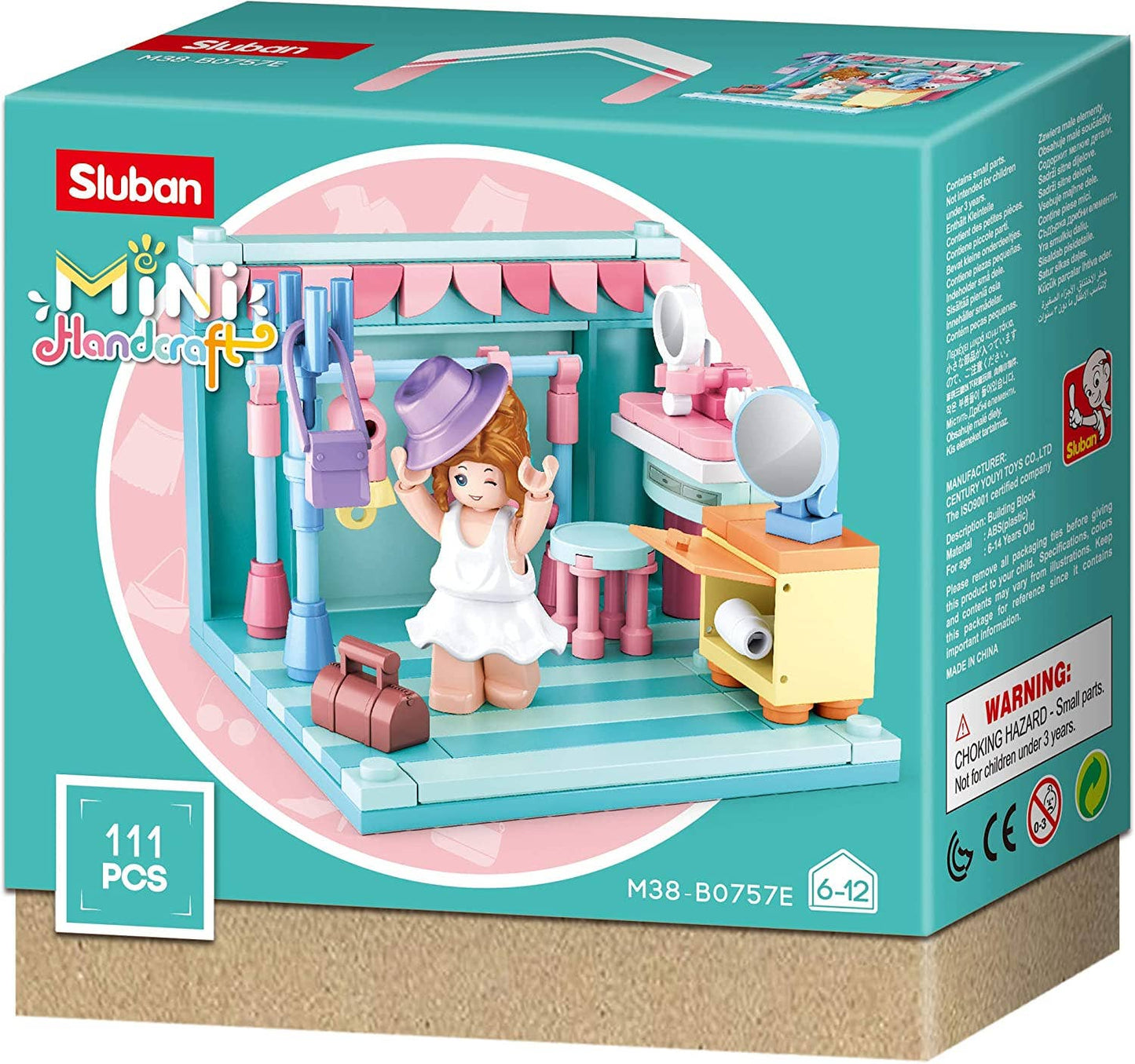 Mini-Handicraft Home Building Brick Kit