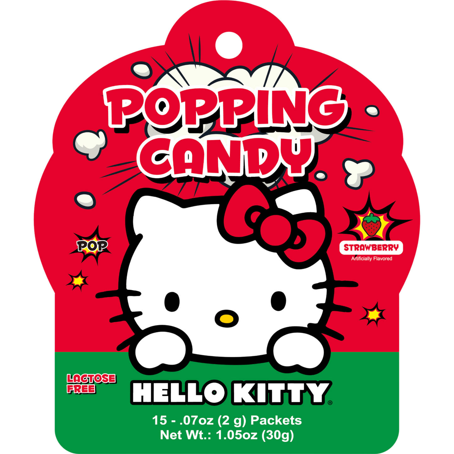 Sanrio Hello Kitty Strawberry Popping Candy