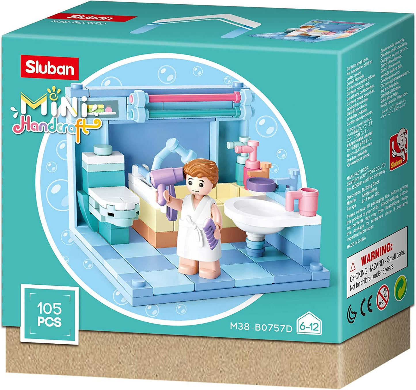 Mini-Handicraft Home Building Brick Kit