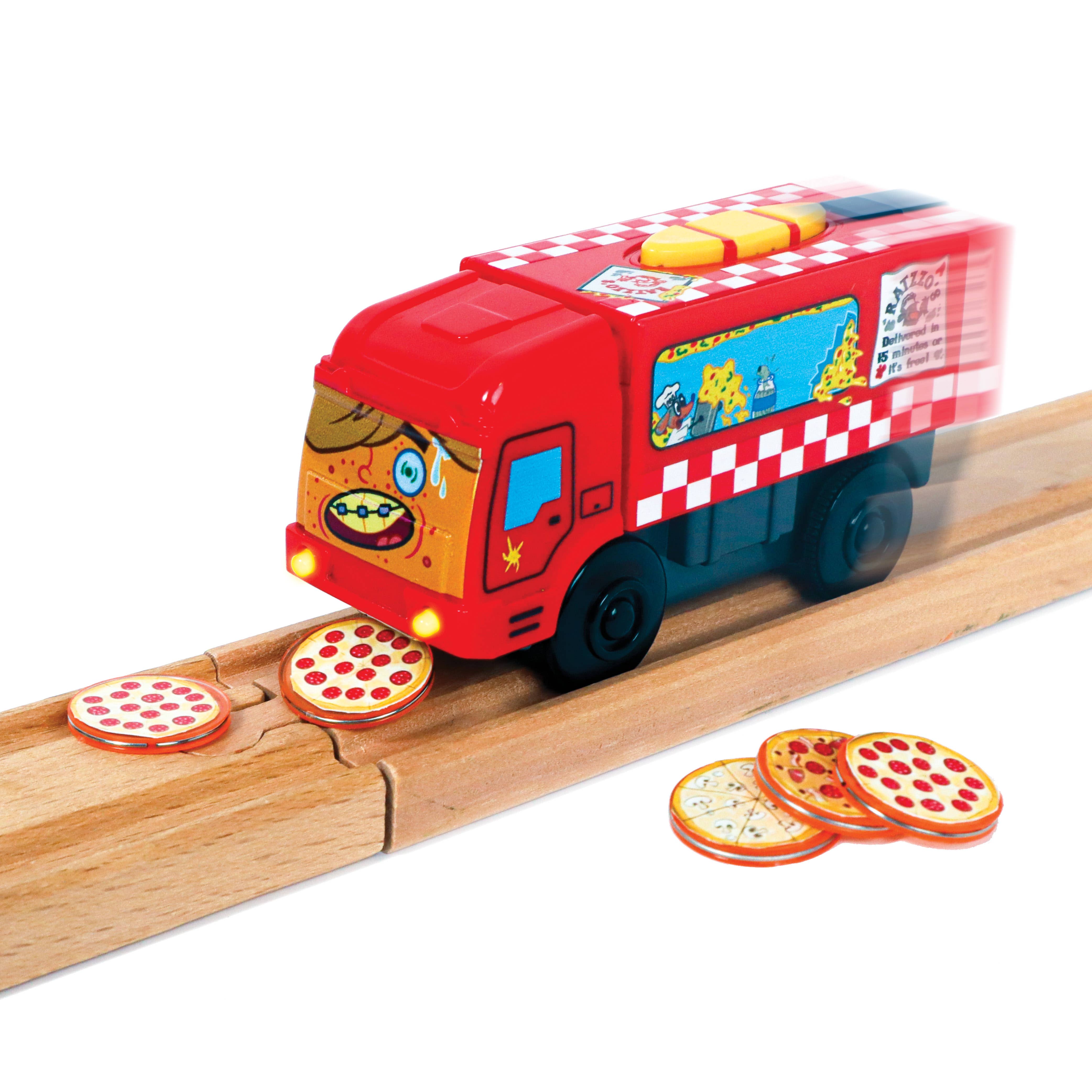 Zany Trains - Pete-Za Motorized Pizza Delivery Toy- Series 2