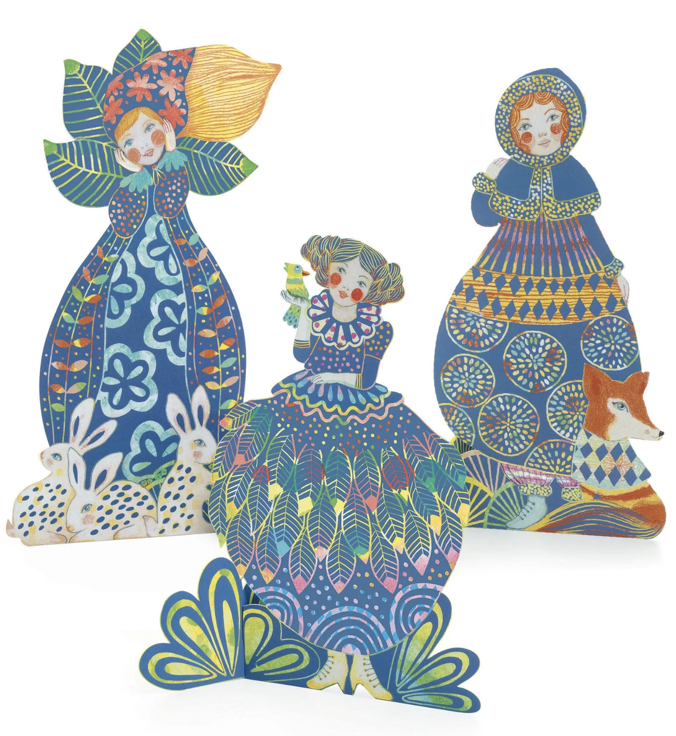 Djeco Pretty Dresses Scratch Card Activity Set