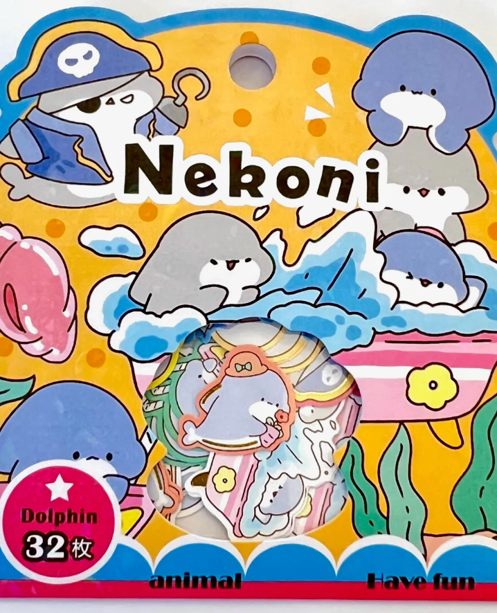 Shark Sticker Bag
