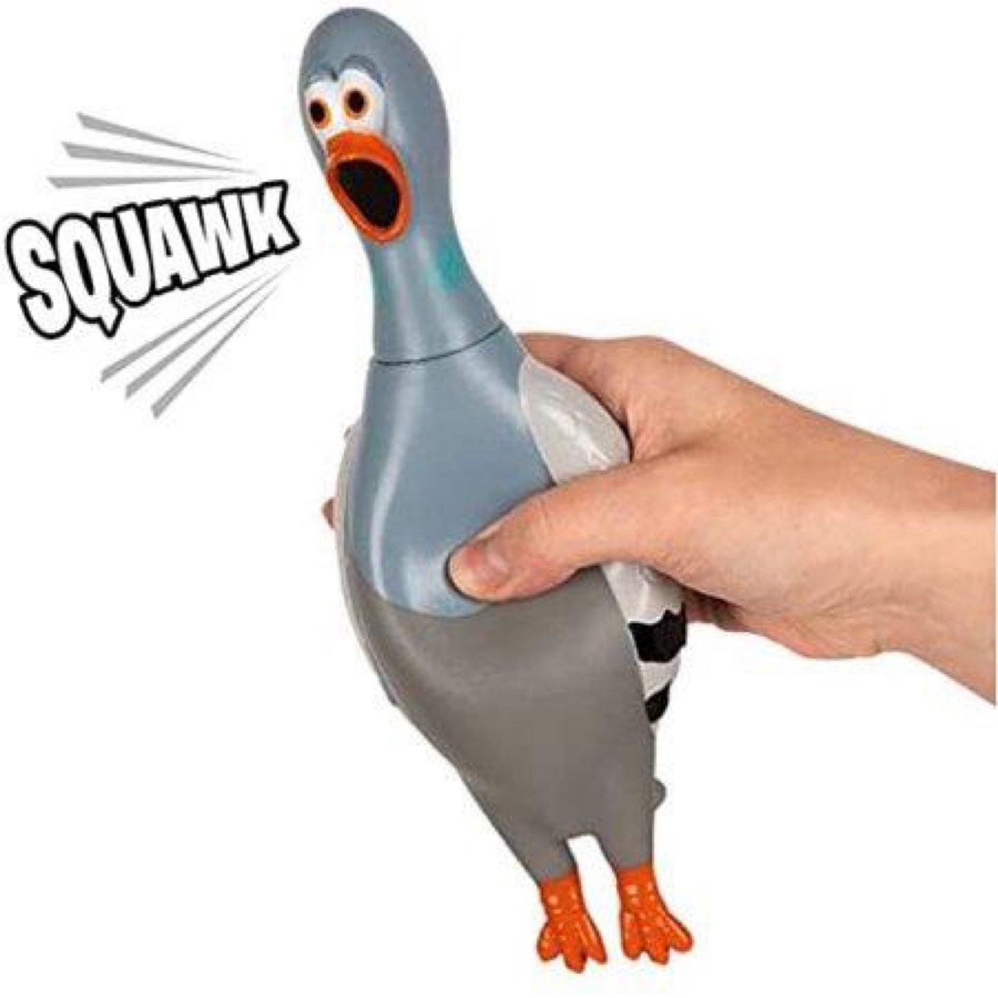 Archie McPhee Soft Vinyl Novelty Gag Gift Noise Maker Squawking Pigeon
