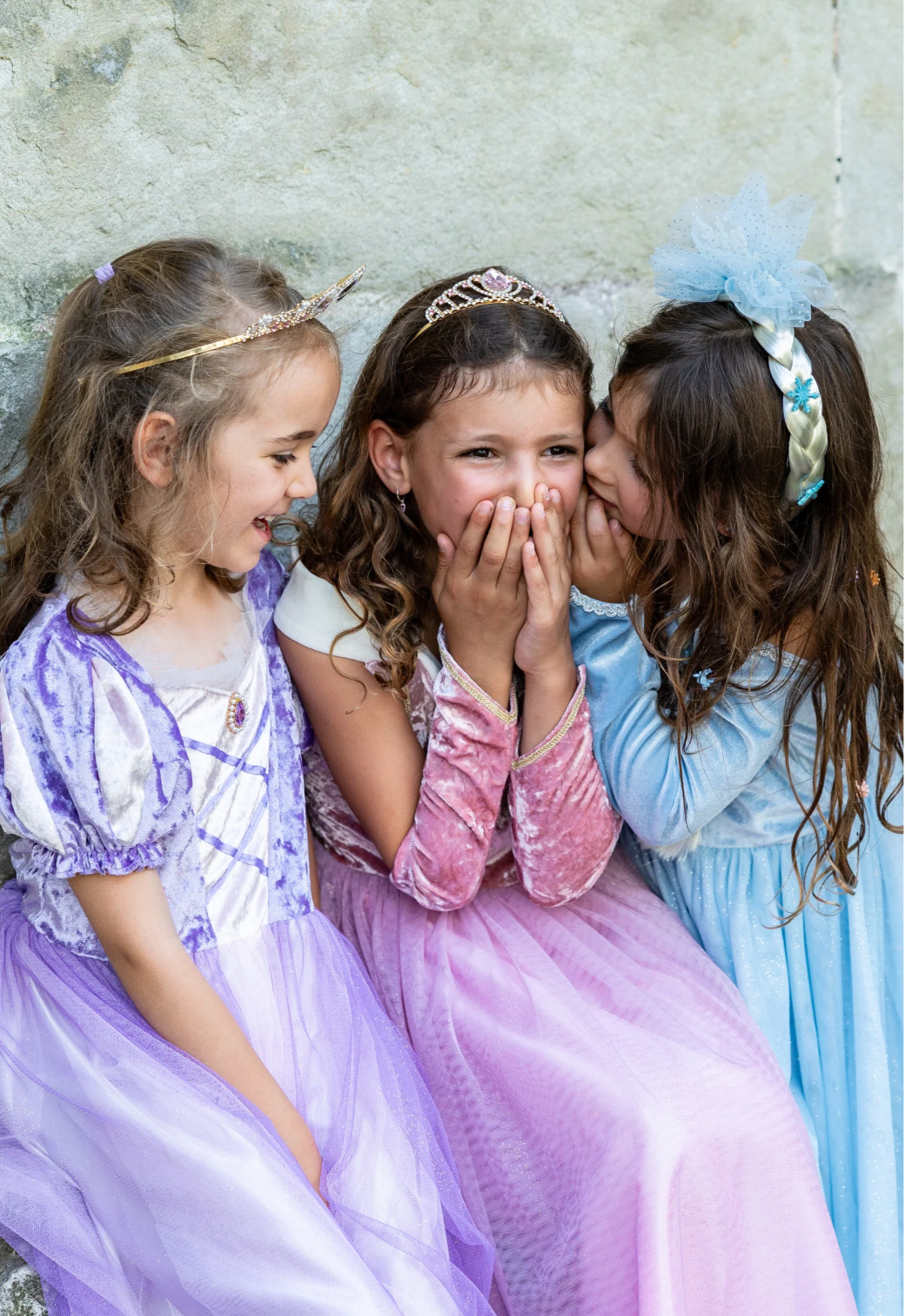 Velvety Soft Sleeping Sweetheart Princess Gown with Arm Warmers, Size 5-6