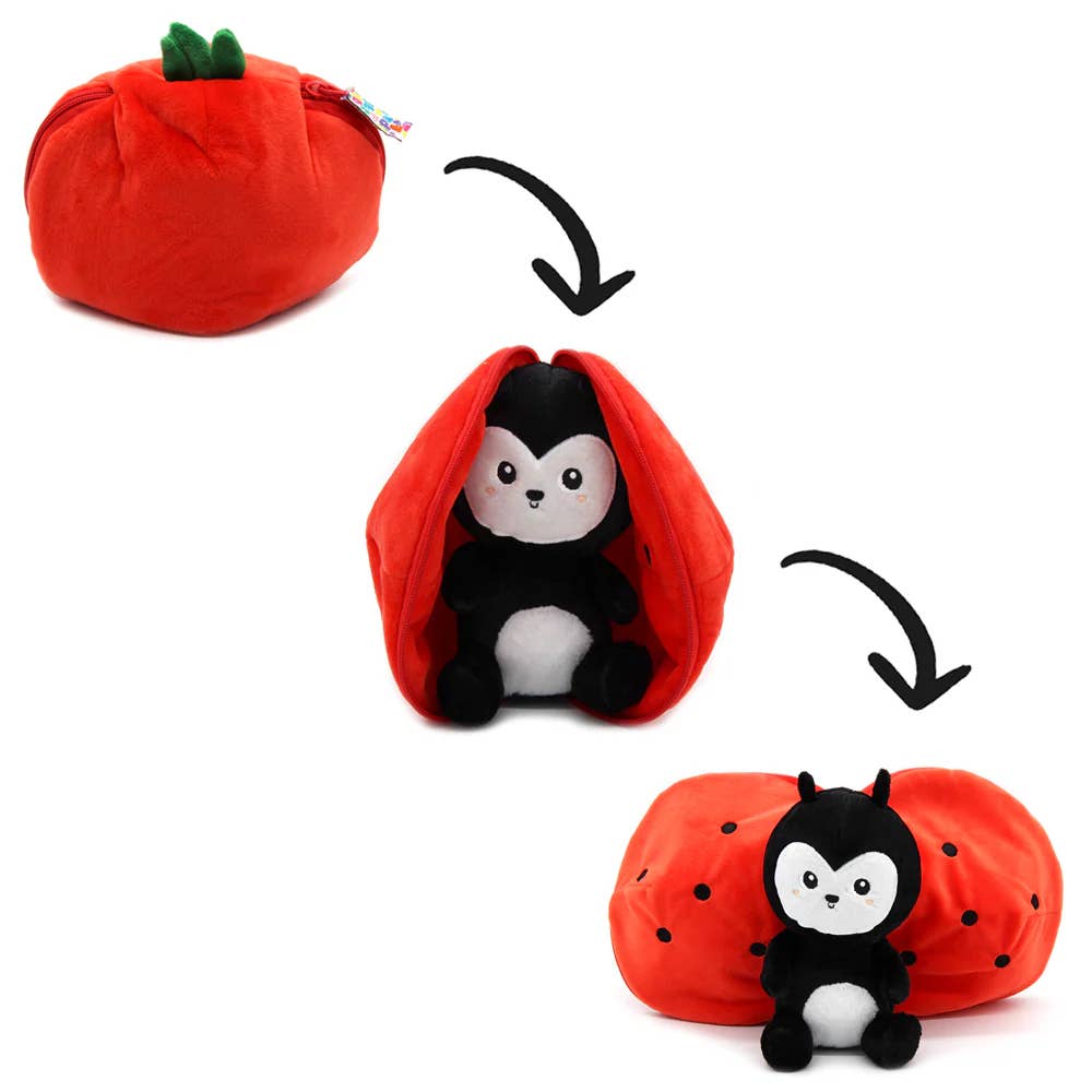 Comet the ladybug/tomato plush toy - Flipetz