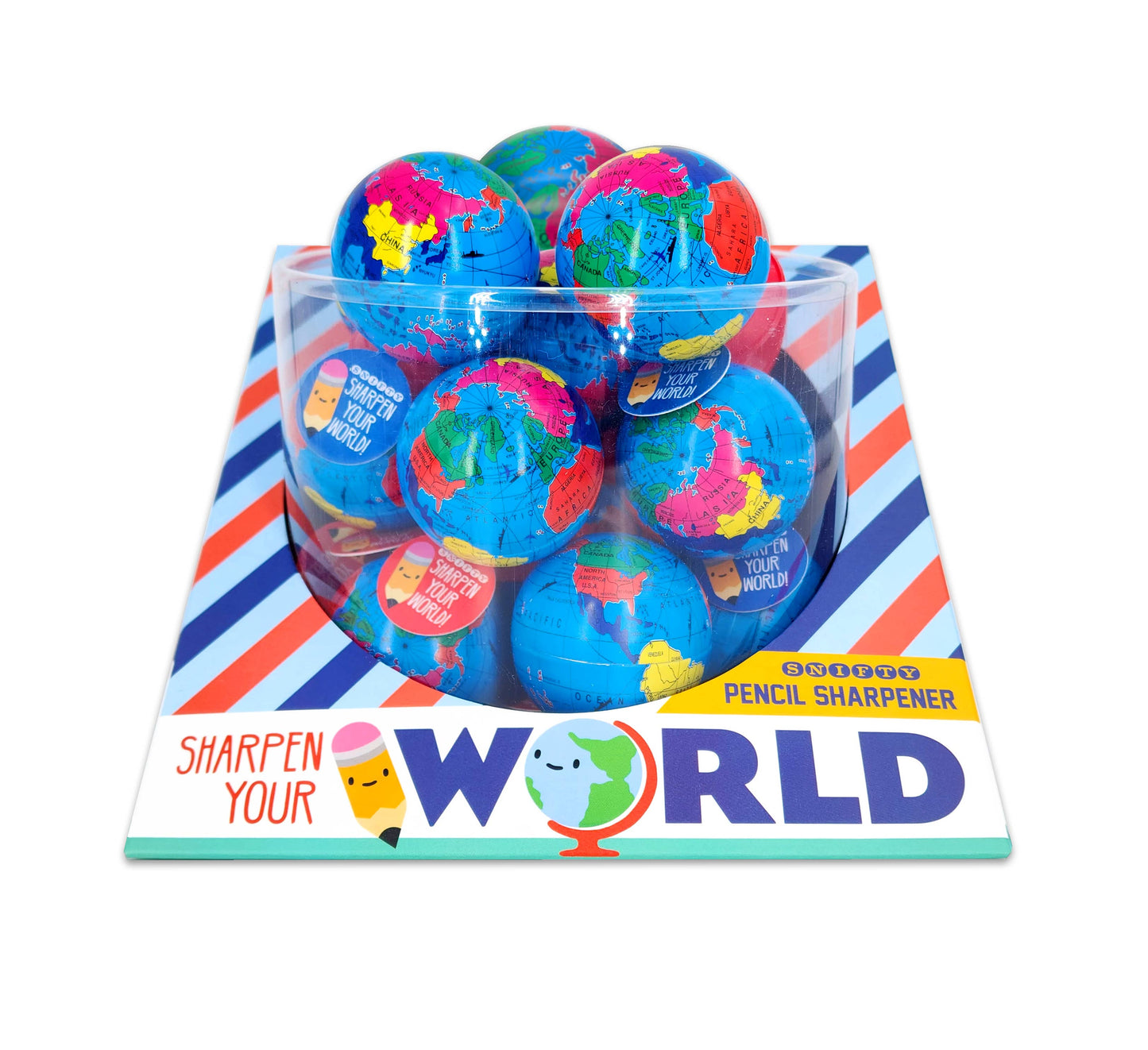 Sharpen Your World - globe pencil sharpener