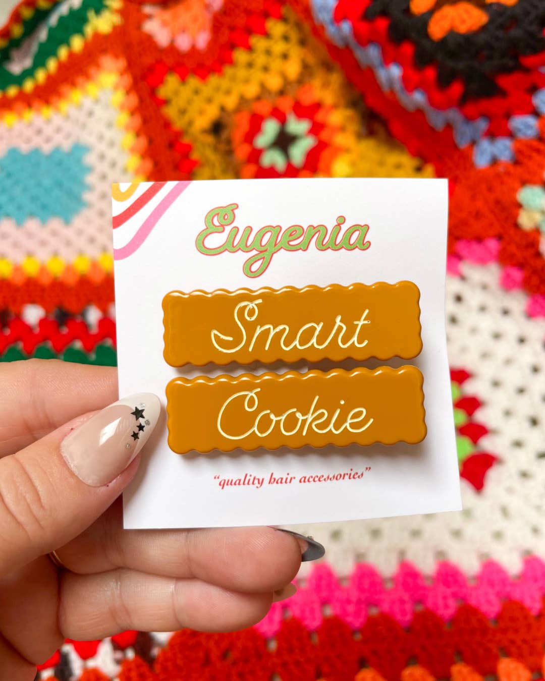 Smart Cookie Hair Clips Set - Gift for Kids