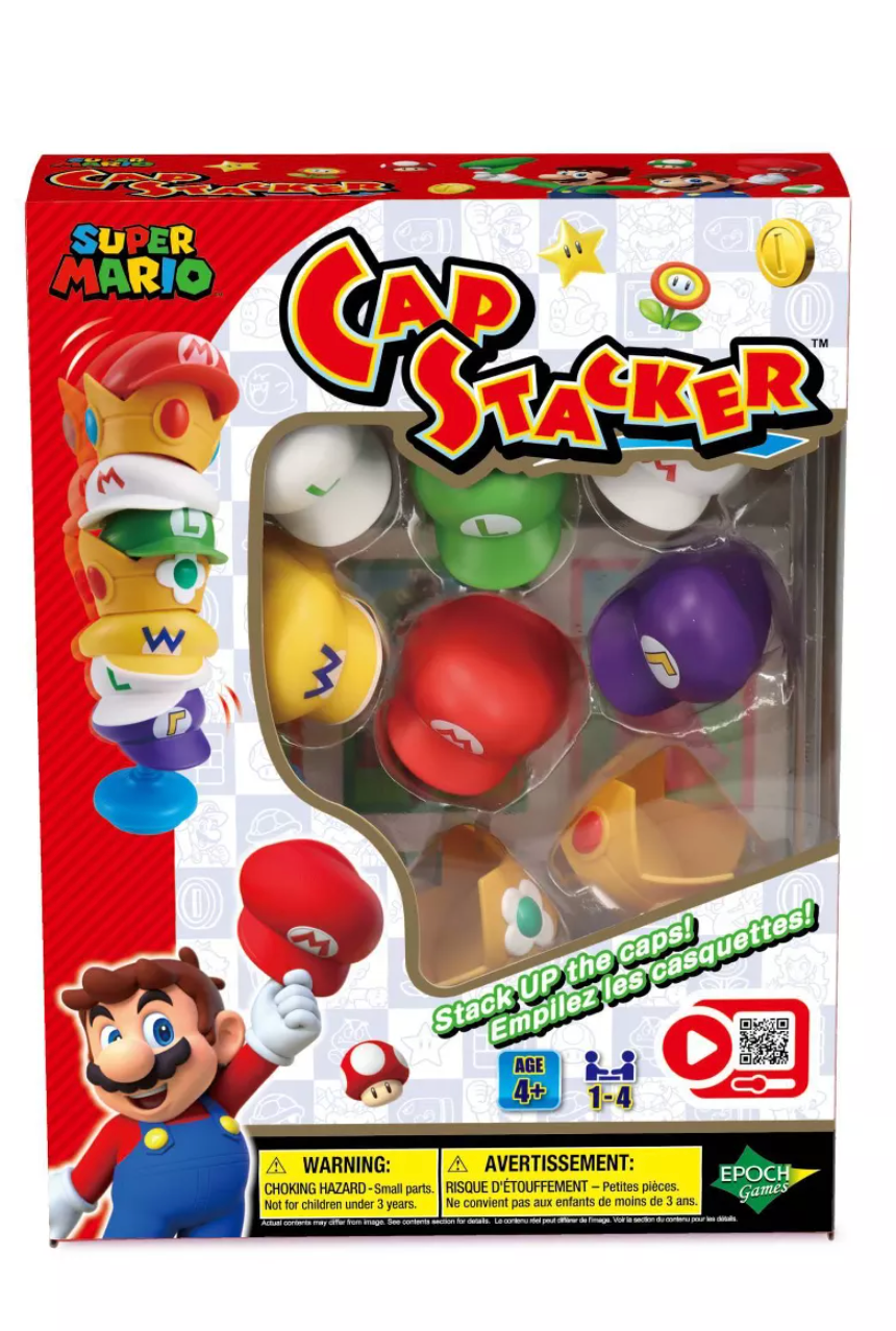 Super Mario Cap Stacker Game