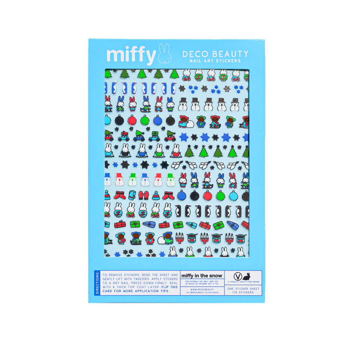 MIFFY IN THE SNOW Nail Stickers