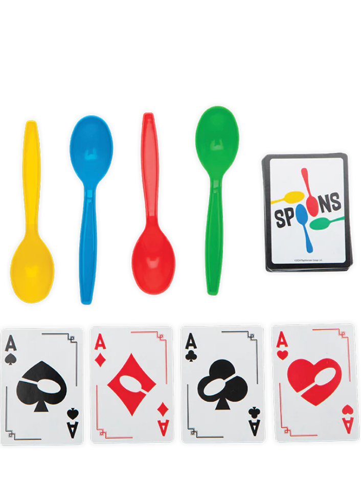 Spoons Card Games for Kids and Adults 3-5 Players