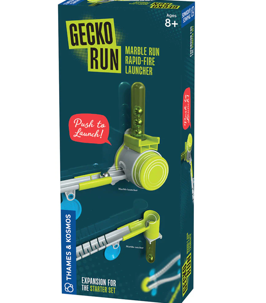 Gecko Run: Marble Run Rapid-Fire Launcher Expansion Pack