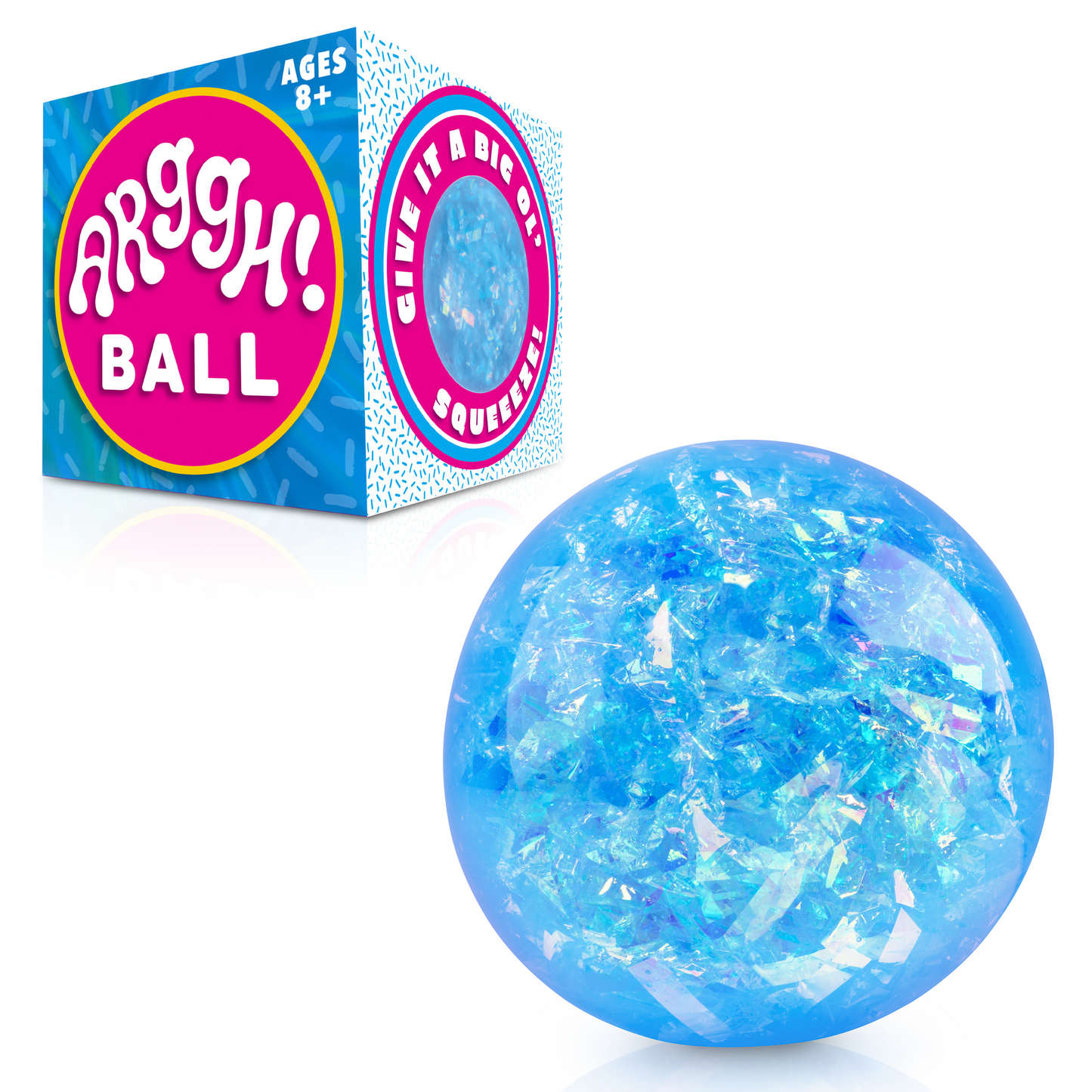 Arggh Glitter Stress Balls Sensory Fidget Toys