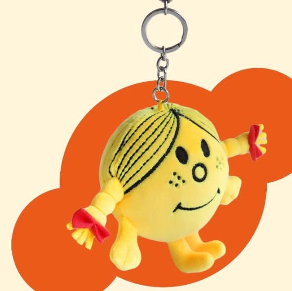 Mr. Men Little Miss Plush Keychain-10cm