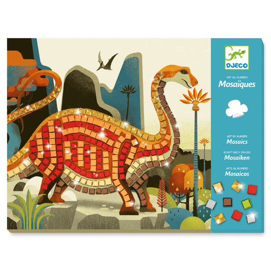 Dinosaurs Sticker Mosaic Craft Kit - Djeco