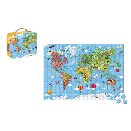 Puzzle - Giant World Map - 300 Pcs