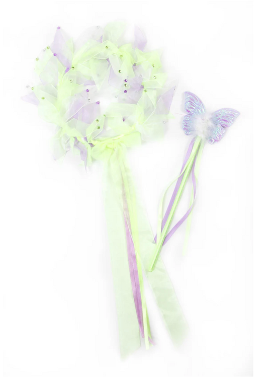 Green Fairy Halo & Wand