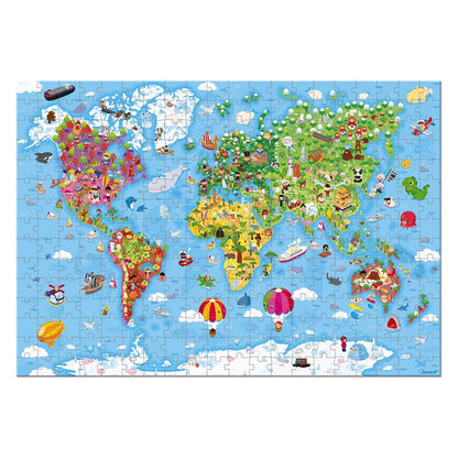 Puzzle - Giant World Map - 300 Pcs