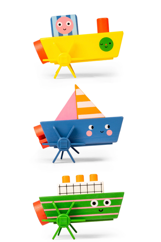 Kidoki Wind-Up Boat