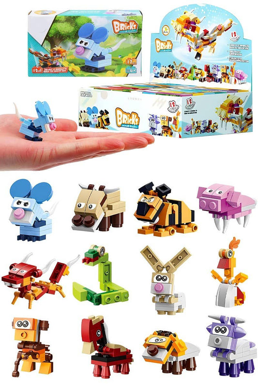 Animal Kingdom DIY Building Block Craft Box