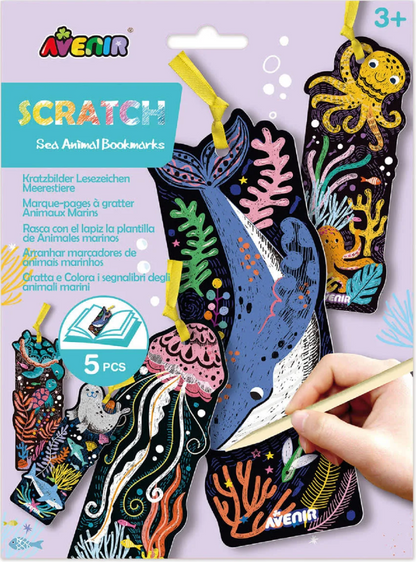 Scratch Sea Animal Bookmarks