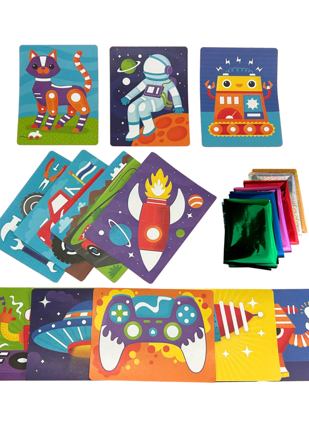 Foil-tastic Foil Art & Coloring Set - Gadgets & Gizmos