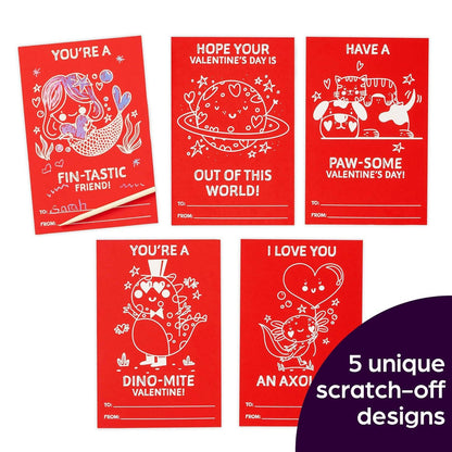 Scratch-and-Play Valentine's Hidden Pictures