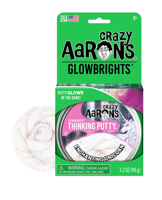 Crazy Aaron's Enchanting Unicorn - 4" Full Size Thinking Putty Tin