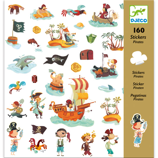 Pirates Sticker Sheets - Djeco