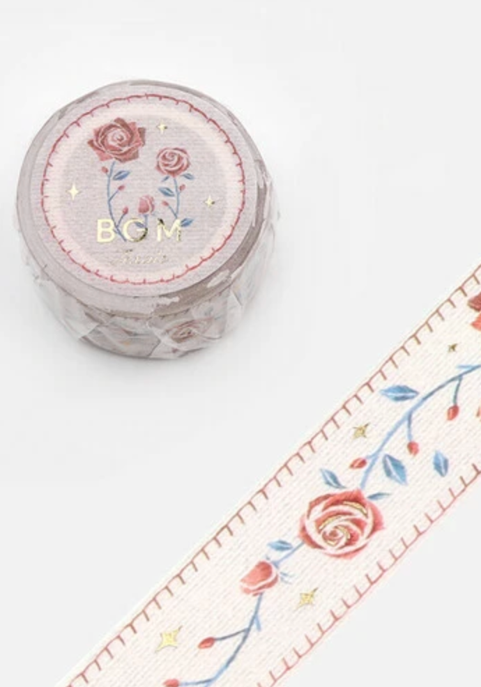 Rose Stitchwork Washi Tape