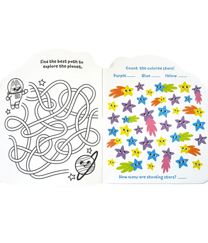 Ooly Playful Pages Activity Book - Pets In Space