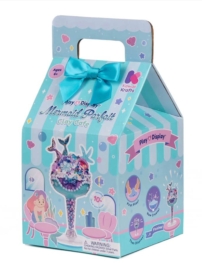 Play & Display Mermaid Parfait Clay Cafe Kit